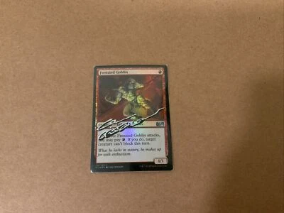 MTG Magic Frenzied Goblin Sketched Signed Artist Proof M15 Carl Critchlow #SS - Image 1 of 2