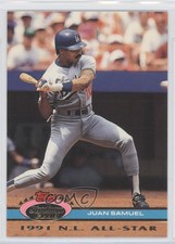 1991 Topps Stadium Club Skydome Box Set Juan Samuel #161