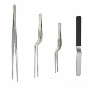 Professional Chef Plating Kit TWEEZERS Tongs Stainless Steel Spatula Offset Set - Picture 1 of 4