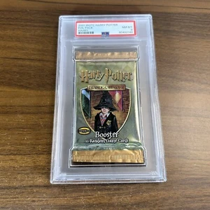 2001 Harry Potter TCG Booster Pack Graded PSA 8 NM-MT Harry Art WOTC - Picture 1 of 6
