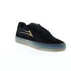 Lakai Essex Ms1230263a00 Mens Black Suede Skate Inspired Sneakers Shoes