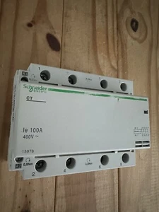SCHNEIDER ELECTRIC 100A CT LE 100A 15978 CONTATTORE 4 POLI 500V 50HZ - Foto 1 di 5