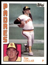 1984 Topps Tim Lollar Baseball Cards #644