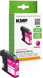 KMP B63M magenta Tintenpatrone ersetzt Brother LC-225XLM - Bild 1 von 1