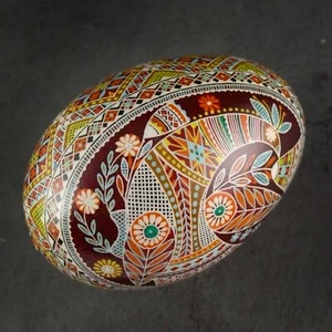 Real Ukrainian Pysanka Goose Pysanky Best by Halyna, Easter Egg. - Picture 1 of 16