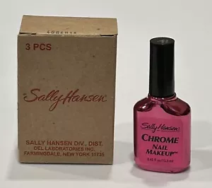 Lot of 3 Sally Hansen Carnelian Chrome #15 Metallic Nail Polish - Picture 1 of 5
