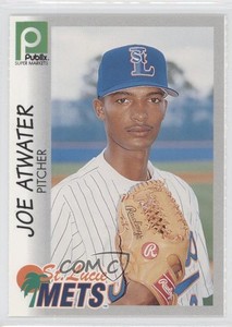 1996 Publix Super Market St Lucie Mets Joe Atwater #12