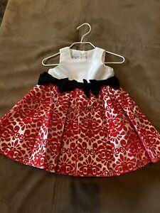 NWT Mud Pie Christmas Dress  Girls Size 0-6 Months