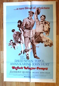 Antes de que llegue el invierno - David Niven - 27x41" - Cartel original de la película 1969 - Imagen 1 de 1