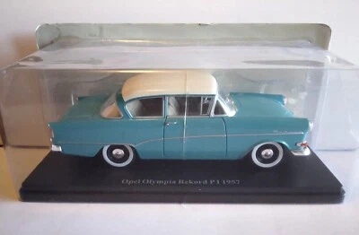 DIE CAST OPEL OLYMPIA REKORD P I - 1957 OPEL SCALA 1/24 (2) - Immagine 1 di 2