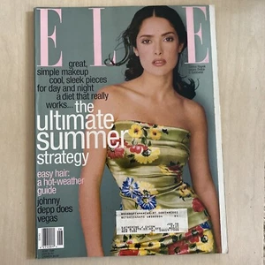 1998 ELLE June Salma Hayek JOHNNY DEPP Annie Morton Jaime Rishar Gabrielle REECE - Imagen 1 de 1