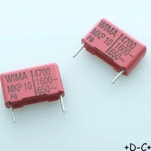 Condensateur film PP MKP10 4.7nF 1600VDC 650VAC pas15 Wima (lot de 2) - Bild 1 von 1