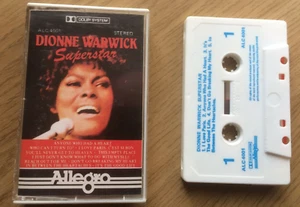 Dionne Warwick Superstar Music Cassette Tape Album - Picture 1 of 2