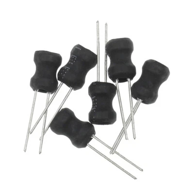 6mm x 8mm/8mm x 10mm/9mm x 12mm Radial Ferrite Choke Inductor Coil 1uH - 10MH - Image 1 of 4