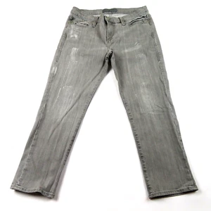 ROCK & REPUBLIC Gray Hamburg Cropped jeans Size 10 - Picture 1 of 5