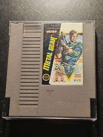 Metal Gear Nintendo Nes Game Cleaned and Tested