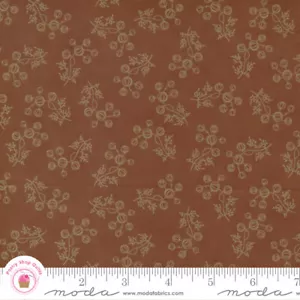 Moda GARDEN GATHERING 49170 18 Brown Orange PRIMITIVE GATHERINGS Quilt Fabric - Picture 1 of 4