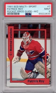 1991 SCD Multi-Sport #7 PATRICK ROY (HOF) PSA 9 MINT CANADIENS RARE 1/1 3 HGR - Picture 1 of 1