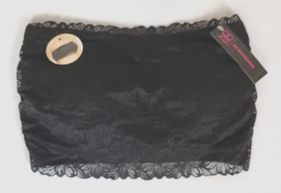 Sujetador bandeau inalámbrico sin costuras No Boundaries nuevo con etiquetas Juniors XXL negro almohadillas extraíbles Foto 1 de 4