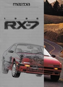 1986 MAZDA RX-7 sales brochure catalog US 86 GXL Rotary 13B - Picture 1 of 1