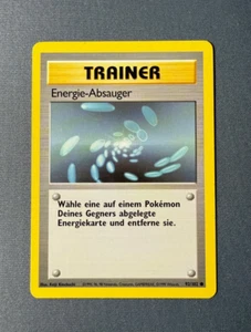 Pokemon Card German Base Set Energie Absauger 92/102 Energy Removal - LP - Picture 1 of 2