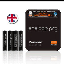 AAA Panasonic eneloop PRO Battery (4 pack) 930mAh **5th Generation BK-4HCDE**