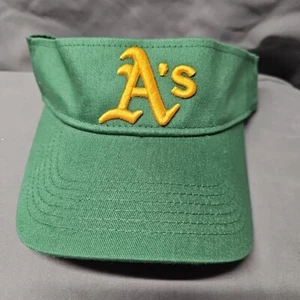 Oakland Athletics Men’s Clean Up Adjustable Visor Green Official MLB - Picture 1 of 5