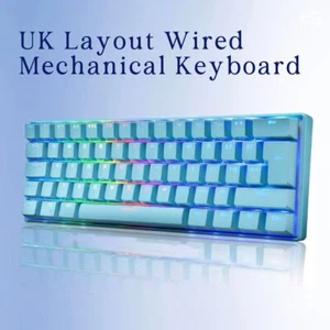 60% Mechanical Gaming Keyboard Type C RGB Backlight Full Anti-ghosting PC/Laptop - Picture 1 of 18