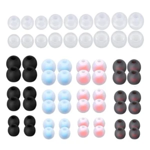 Silicone Earphone Eartips Cover Tips for Various Earphone Pack of 36PCS - Picture 1 of 12