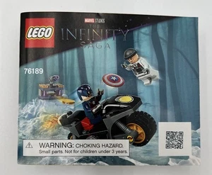Lego 76189: Infinity Saga Capitán América e Hydra Face-Off SOLO MANUAL - Imagen 1 de 3