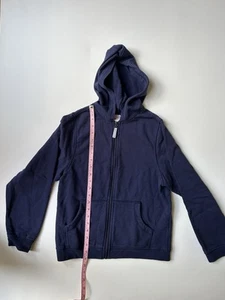 HANNA ANDERSSON Boy Jacket 150 Hoodie Sweatshirt Blue - Picture 1 of 2