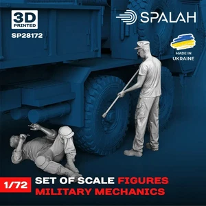 Set of scale figures Military mechanics Scale 1:72 Spalah SP28172 - Picture 1 of 3