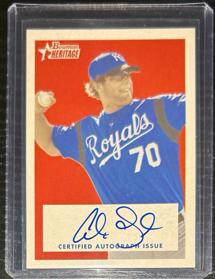 2006 Bowman Heritage Alex Gordon Signs of Greatness Auto #SG-AG Kansas City - Image 1 of 1