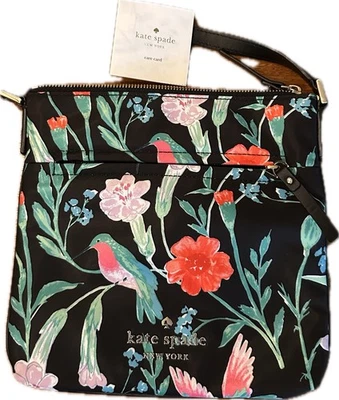 Bandolera tropical Kate Spade Cameron Street Jardín Clarise Hummingbird nueva con etiquetas Foto 1 de 4