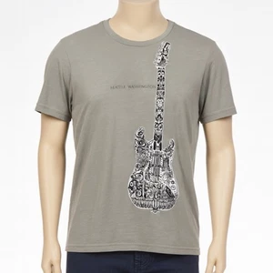 Duck Co Seattle Washington Guitar Graphic T-Shirt Mens Size M - Picture 1 of 10