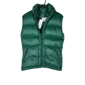 Gilet imbottito oversize uomo Vineyard Vines verde XXS nuovo con etichette originale $248 - Foto 1 di 7