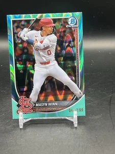 2025 Bowman Chrome Masyn Winn Aqua Raywave Refractor /199 - Bild 1 von 2