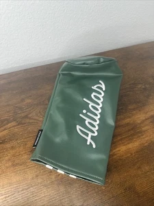 adidas Seamus Golf Driver Fairway Wood Green & White 3 Stripes Head Cover - Picture 1 of 6