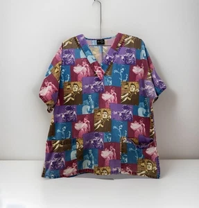Blusa Médica Unisex Elvis Presley Aloha Hawaii L Enfermera - Imagen 1 de 6