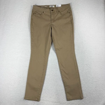 Sonoma Womens 12 (32.5x29.5) Super Soft Khaki Skinny Stretch Jeans NWT NEW Life - Image 1 of 4
