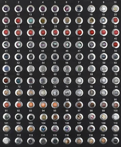 BernhStein Petite Druckknopf, kompatibel kombinierbar mit Noosa Chunks, Armband - Bild 1 von 2