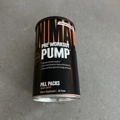 Universal Nutrition Pre Entrenamiento BOMBA ANIMAL 30 Paquetes de Pastillas | Caducidad 26/07 Foto 1 de 3