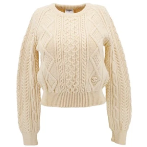 Chanel Fisherman Sweater Ivory #40 111092 - Picture 1 of 10