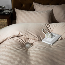 Jacquard Bedding Set  60s Long-staple Cotton Cover Set with Sheet Bed Set 4Pcs