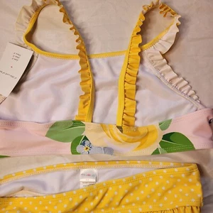 Millie Loves Lily flower polka dot two piece swim suit NWT size 12 - Picture 1 of 6