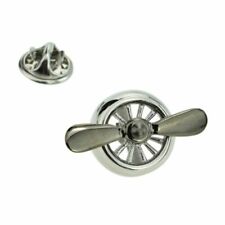 Unbranded Rhodium Plated Lapel Pins for Men
