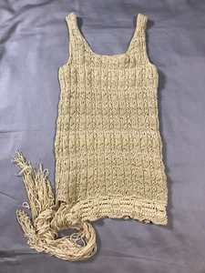 City DKNY Top Womens Extra Small Beige Knit Tank - Picture 1 of 10