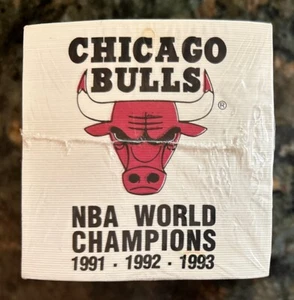 SEARS Chicago Bulls Post It Notes 1991 92 93 NBA World Champions Michael Jordan - Picture 1 of 6