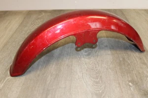 1980 suzuki gs450st GS450S GS 450 S RED FRONT WHEEL FENDER - Picture 1 of 6