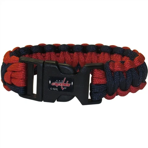 Washington Capitals Paracord Survival Bracelet Sport Jewelry Strap NHL Hockey Cover